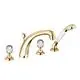 KLUDI-1926-WFB-Armatur-versenkb-Handbrause-gold-kristall-5152445G4 gallery number 1